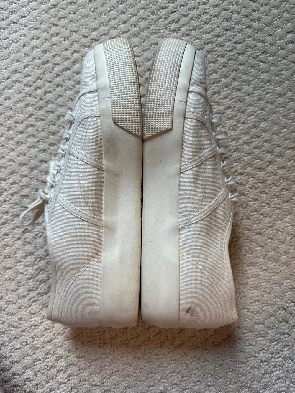 Superga Classic White Canvas Women's Sneakers